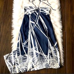 Loft nautical maxi dress